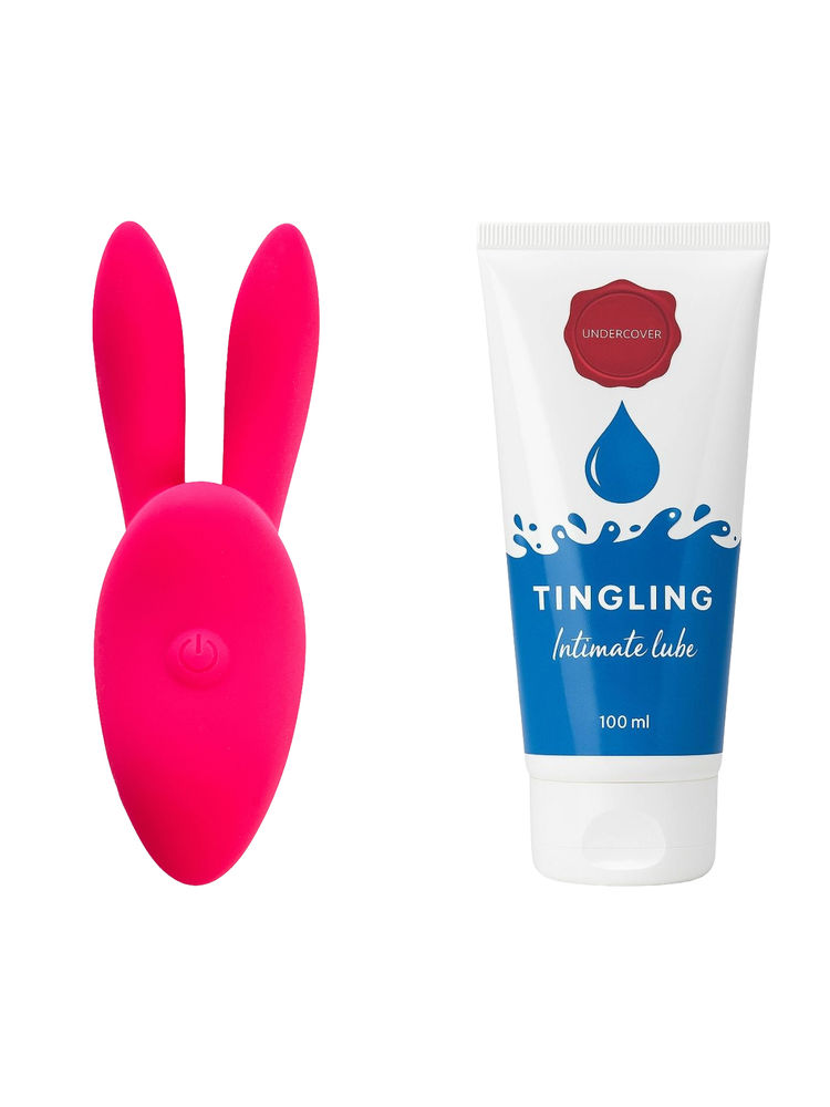 Undercover Solo Flight Rabbit Vibrator & Tingling Water Based Lube Combo-picture-25