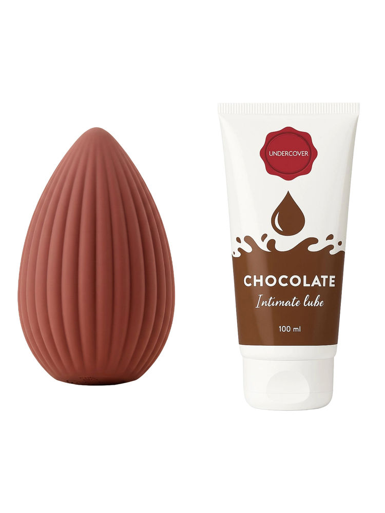 Undercover Ripple Touch Vibrator & Chocolate Water Based Lube Combo-picture-15