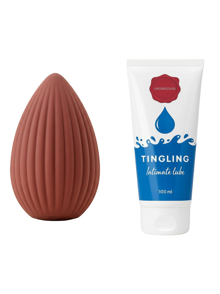 Undercover Ripple Touch Vibrator & Tingling Water Based Lube Combo-picture-13