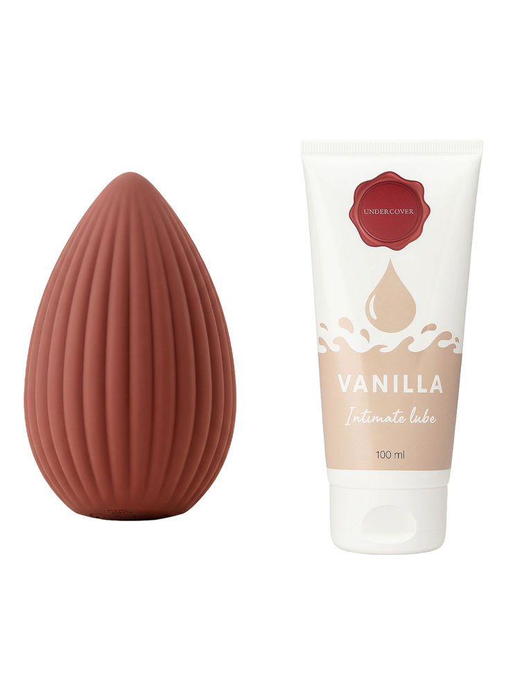 Undercover Ripple Touch Vibrator & Vanilla Water Based Lube Combo-picture-21