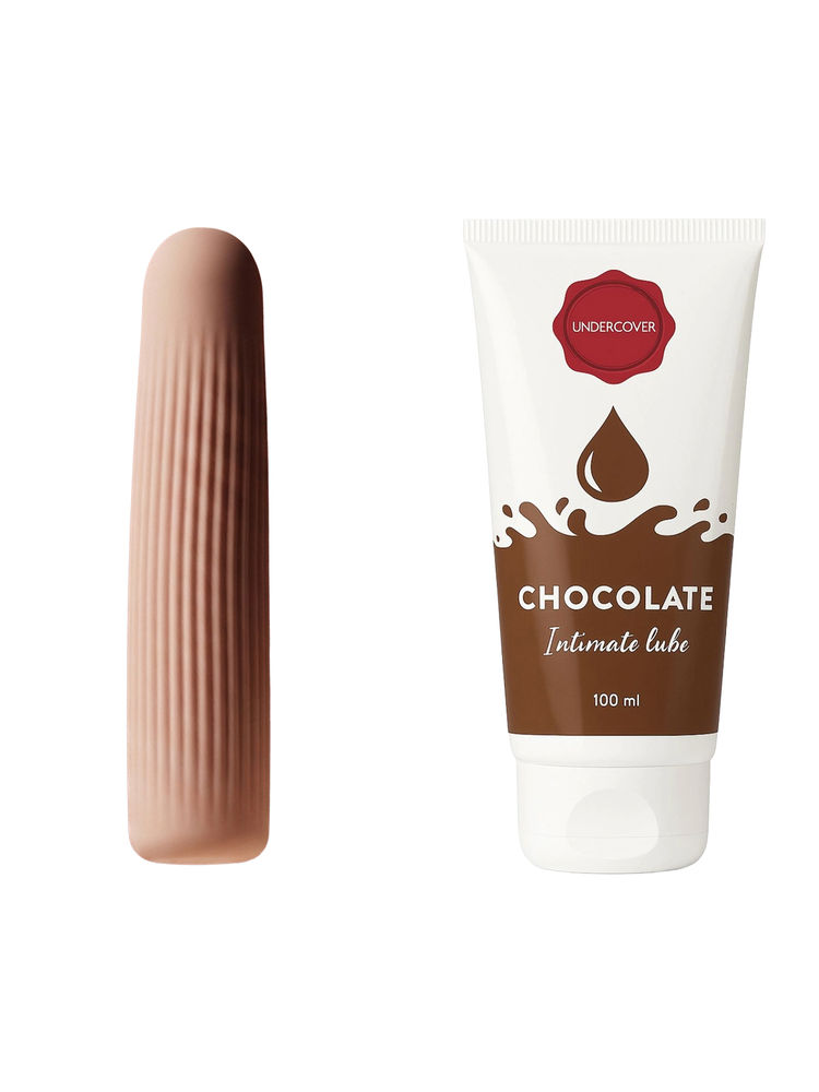 Undercover Vela Vibrator & Chocolate Water Based Lube Combo-picture-34