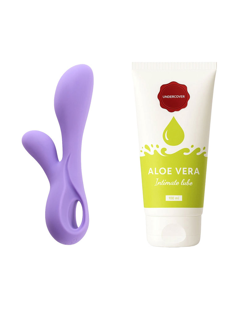 Undercover The Climax Chronicles Vibrator & Aloe Vera Water Based Lube Combo-picture-33