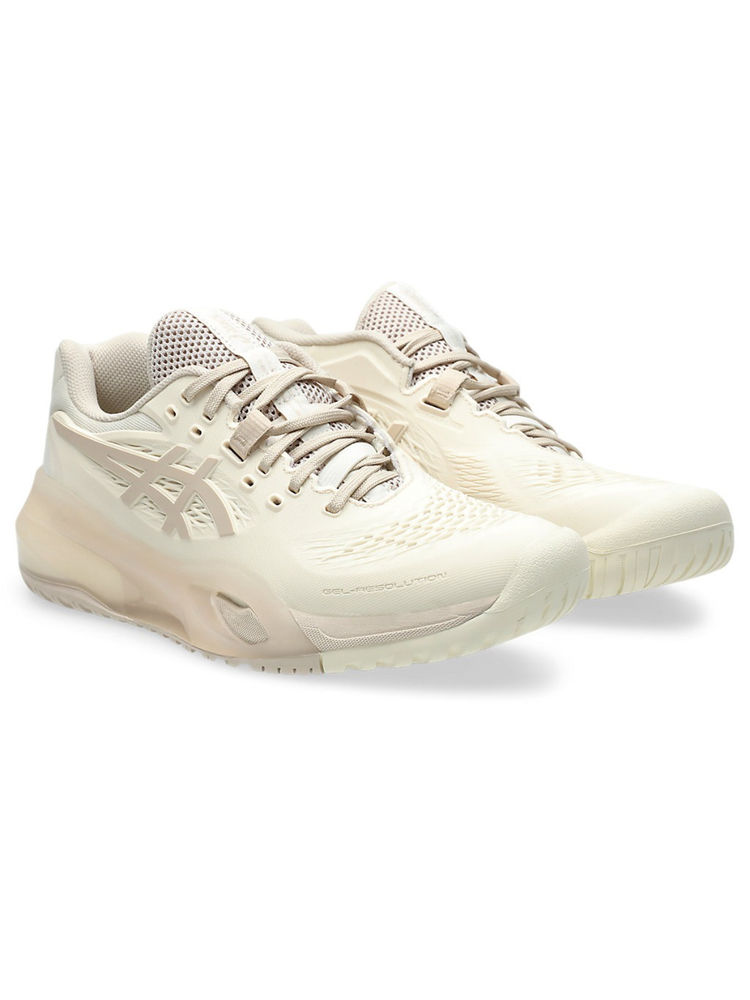 ASICS GEL-RESOLUTION X Women Tennis Shoes Cream-image-16