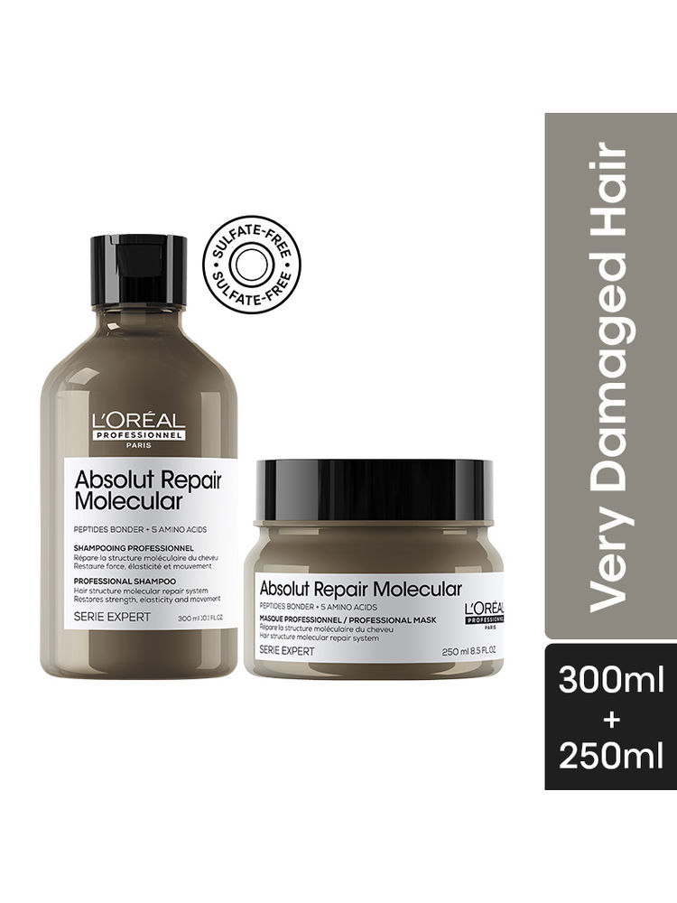 L'Oreal Professionnel Absolut Repair Molecular Sulfate-Free Shampoo & Mask Combo