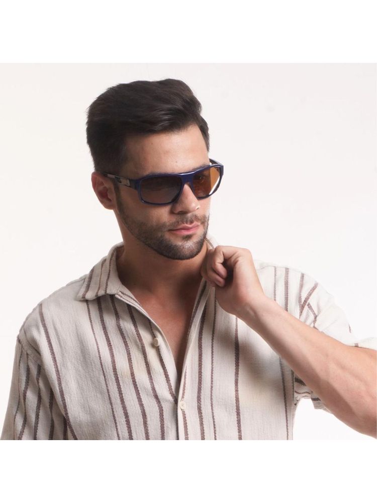 Vintage Perspective X16 Col 206 Unisex Solid Sunglass - Brown (62)-image-32