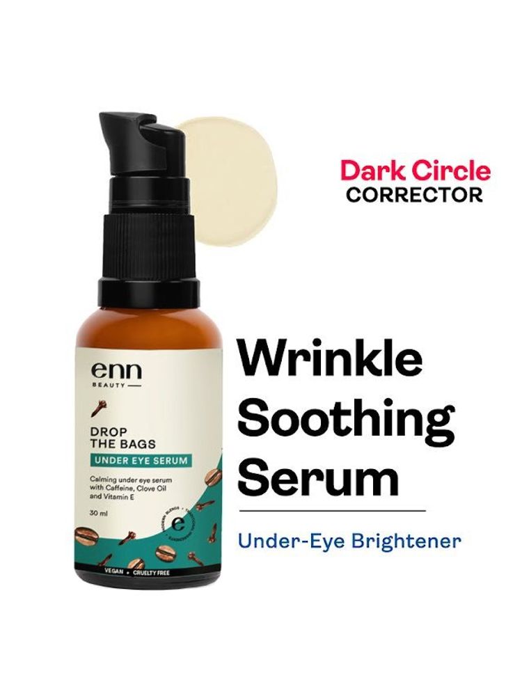ENN Under Eye Serum For Dark Circle, Wrinkles & Puffiness Reduction With Caffeine & Clove Oil-image-7