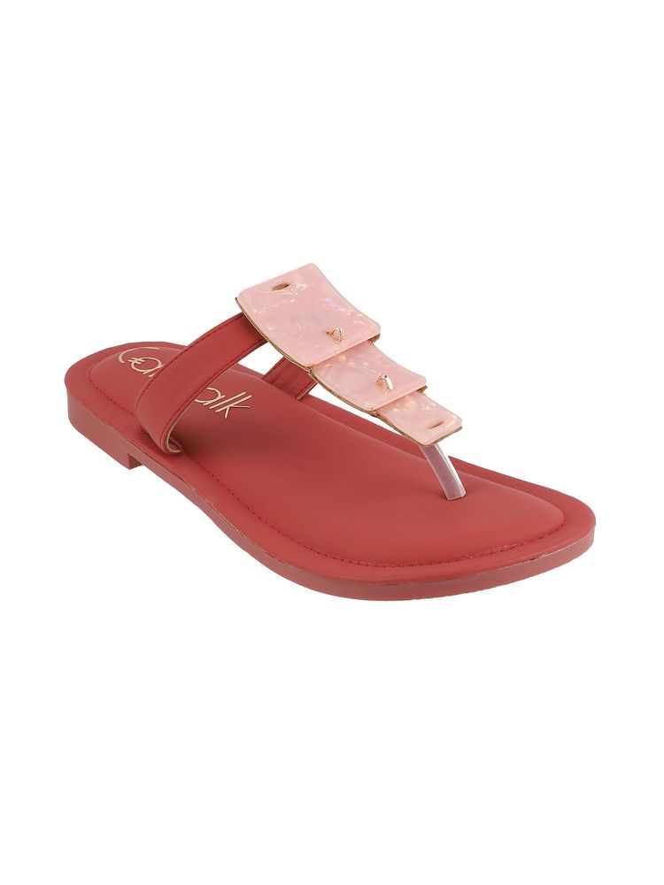 Catwalk Women Red Flats-image-19