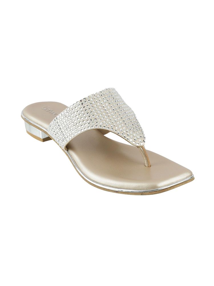 Catwalk Women Gold Flats-picture-12