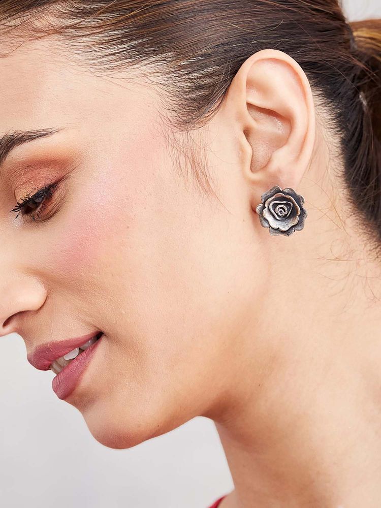 Fabindia Women Silver Brass Earrings-image-44