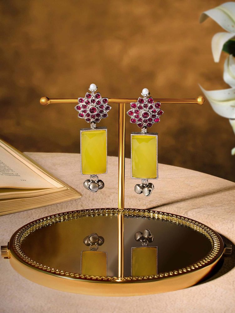 Zaveri Pearls Women Multi-Colour Alloy Earrings-image-46