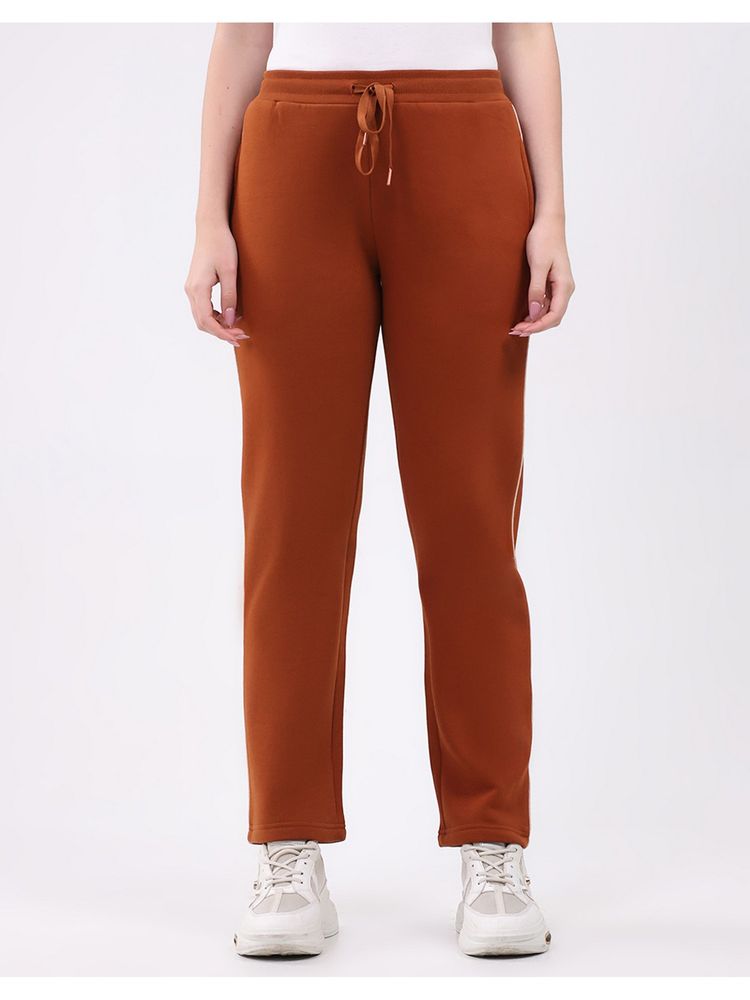 Monte Carlo Women Rust Regular Fit Lower Trackpant-picture-14