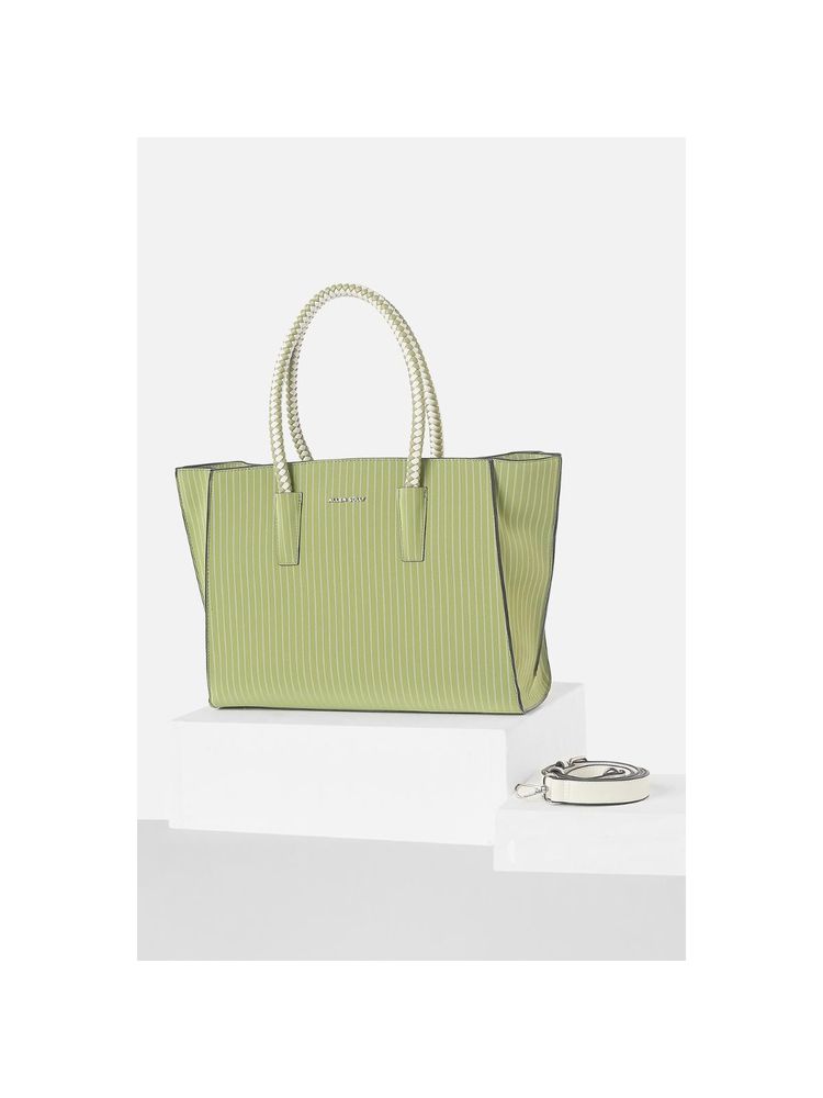 Allen Solly Womens Green Stripes Tote Bag-picture-26