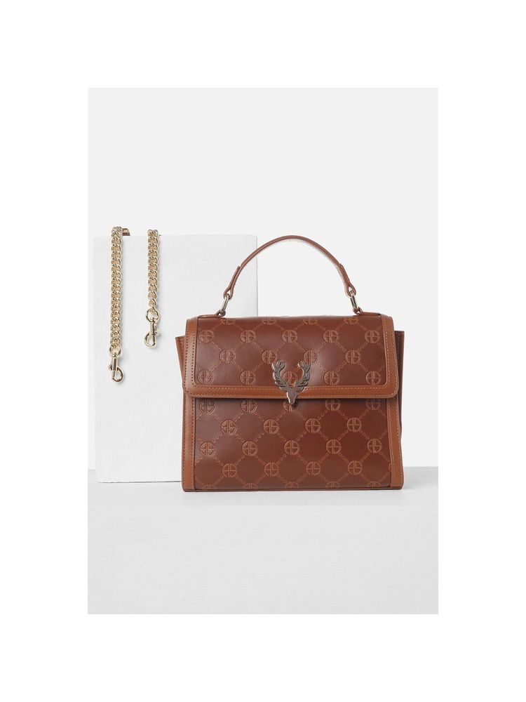 Allen Solly Womens Brown Casual Sling Bag-picture-14