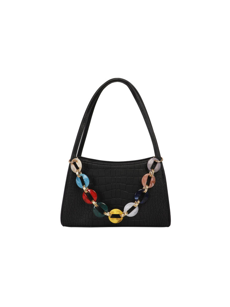 Bagsy Malone Black Super Stylish Satchel Bag-picture-18