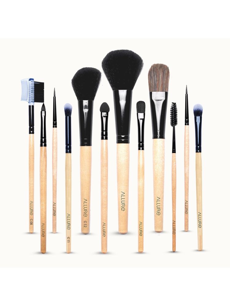 Allure Classic Ack-12 Pack Of 12 Makeup Brush Set