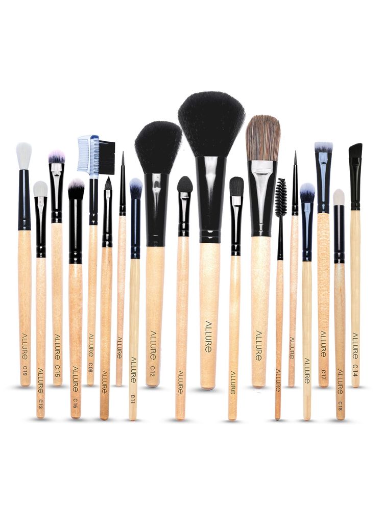 Allure Makeup Brush Set (pack Of 19 Brushes)-image-45