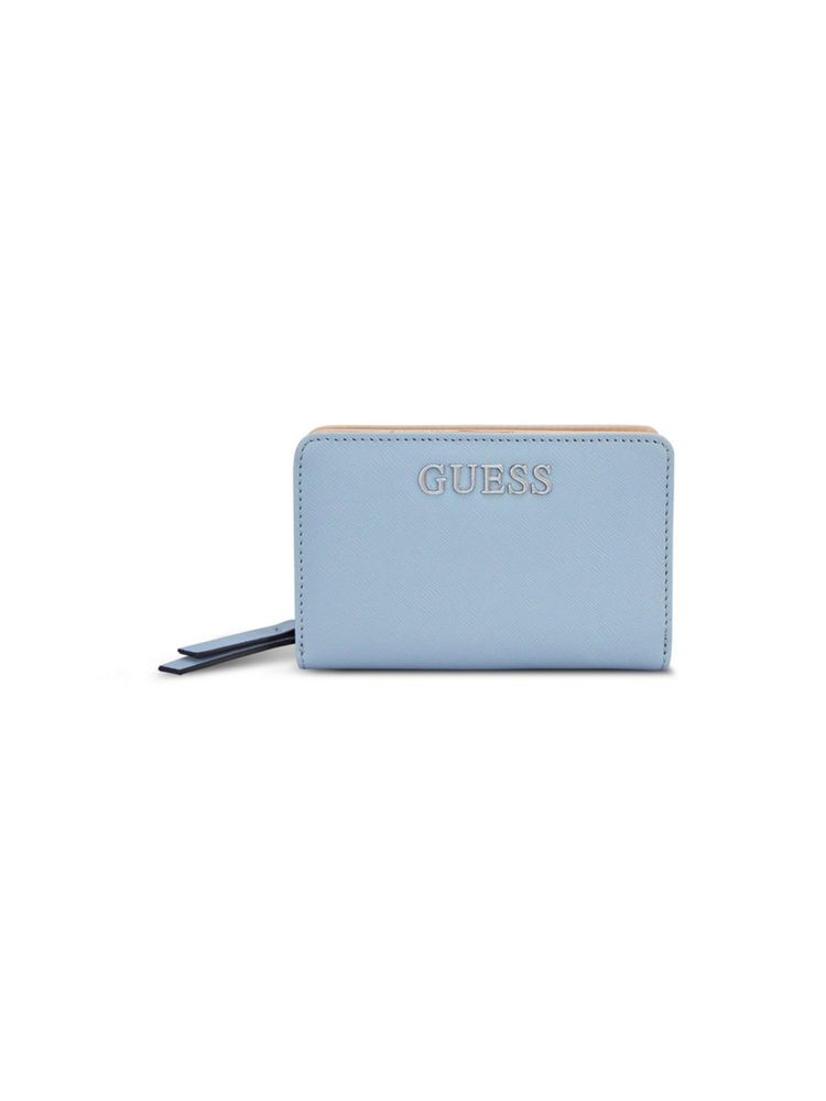 Guess Moonstone Blue Solid Abbas French Wallet-image-8