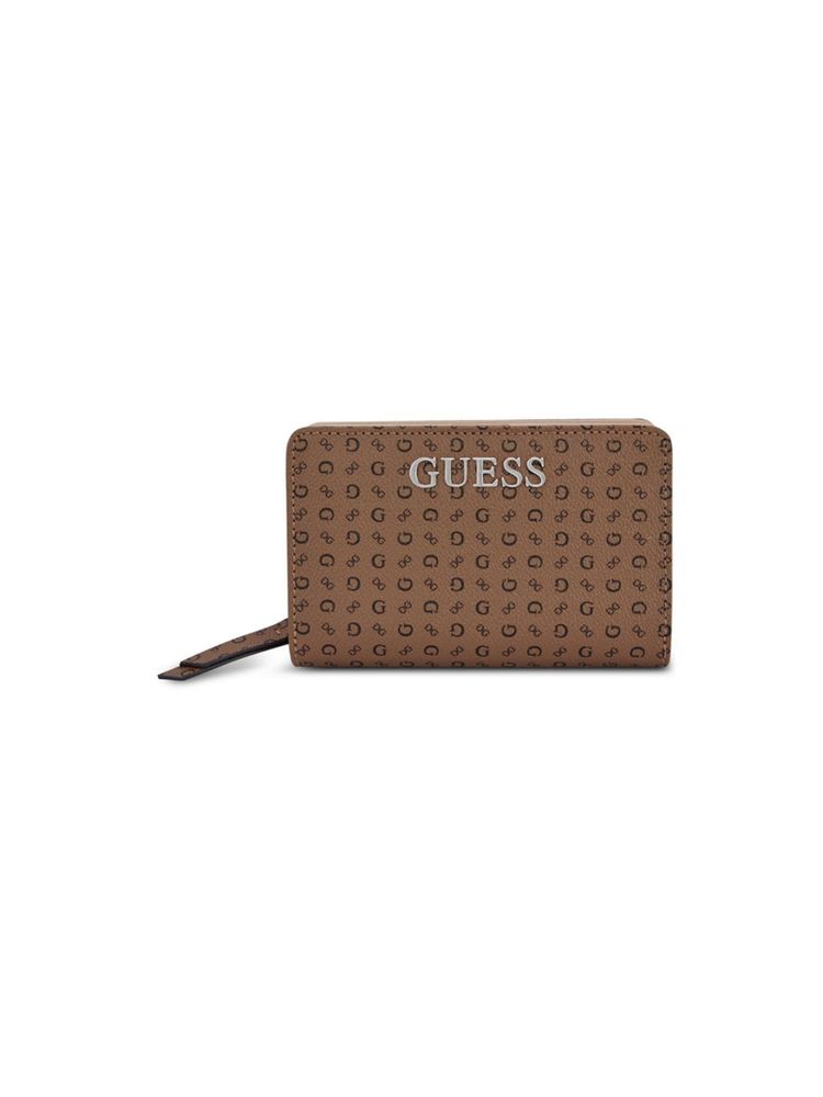 guess fashion Guess Brown Monogram Abbas French Wallet-picture-24