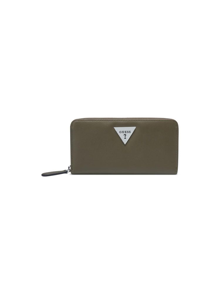 guess fashion Guess Olive Solid Lathan Zip Around Wallet-picture-28