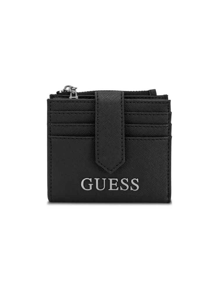 guess fashion Guess Black Solid Abbas Credit Card Case-picture-22