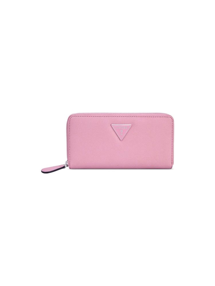 guess fashion Guess Mauve Solid Viviette Zip Around Wallet-picture-12