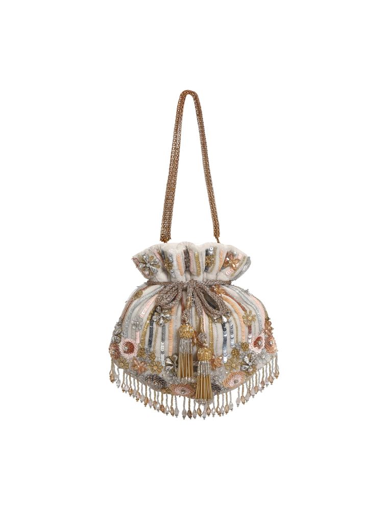 Fuchsia by Aashka Mehta Angel Potli Bag-picture-19