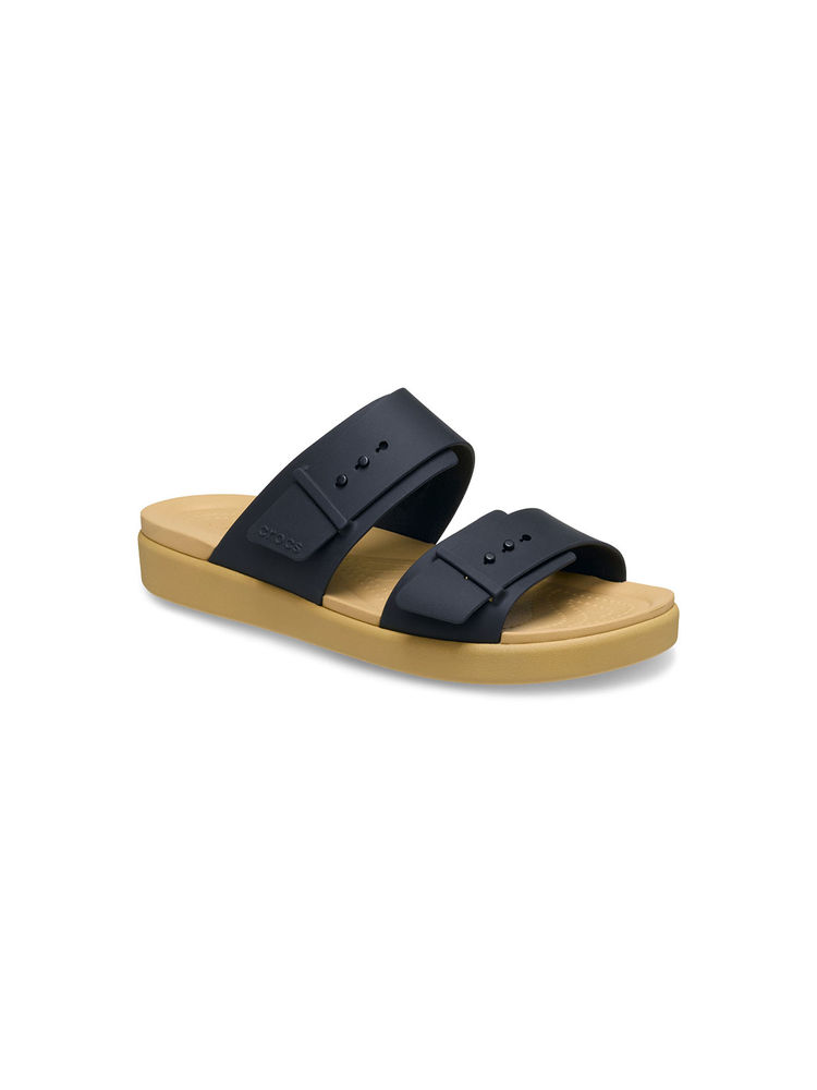 Crocs Black Brooklyn Buckle Low Sandals-picture-14