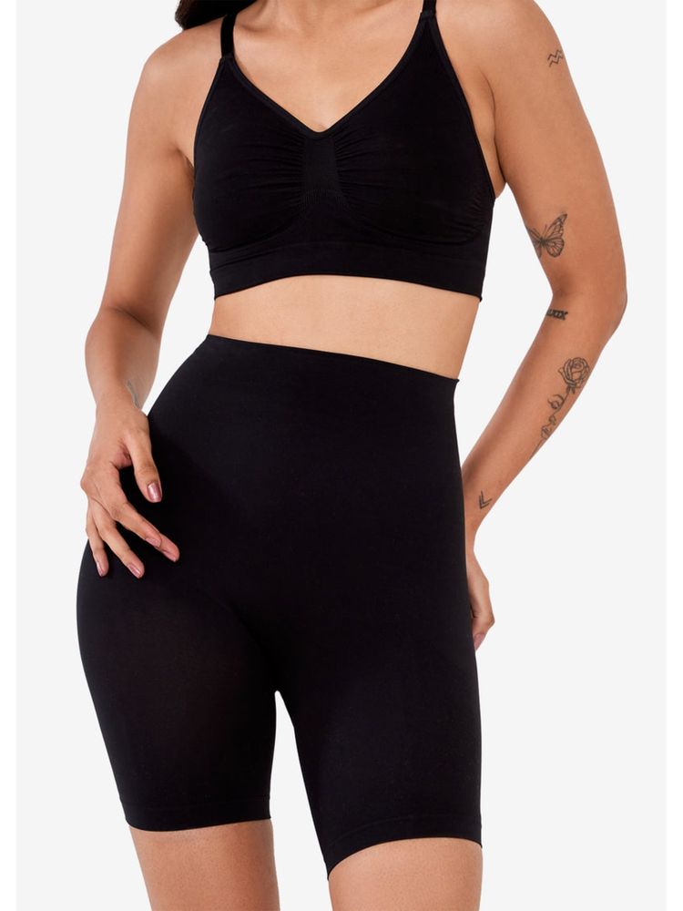 INVOGUE Intense High Waisted Shaper Shorts - Black-picture-12