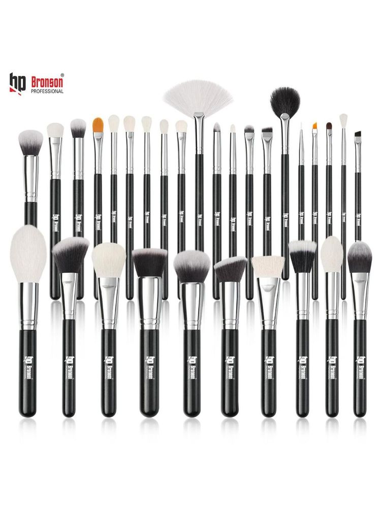 Bronson Professional 30Pc Face & Eyes Makeup Brushes set