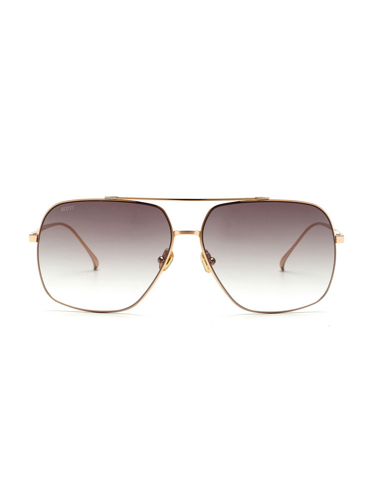 scott accessories Scott Sunglasses Gradient Green Lens Navigator Sunglass Gold Frame - 2494 C1 Frank 66-picture-21