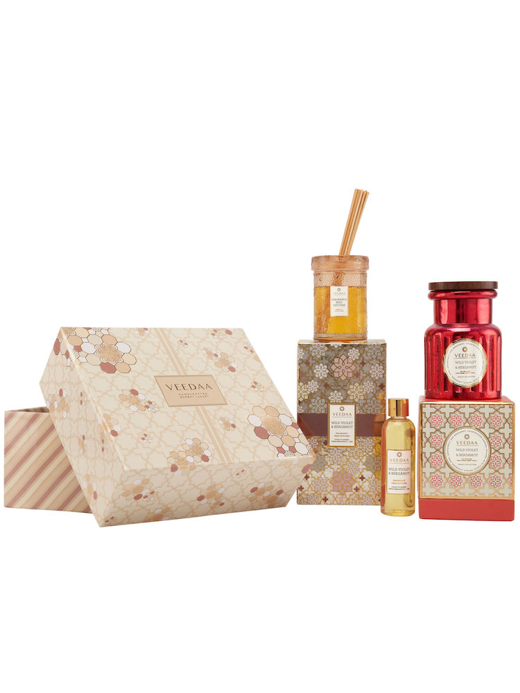 Veedaa Candles Wild Violet & Bergamot Grande Gift Set-image-48