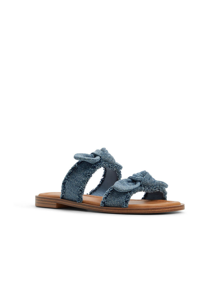 Aldo Blue Textile Flats-image-46