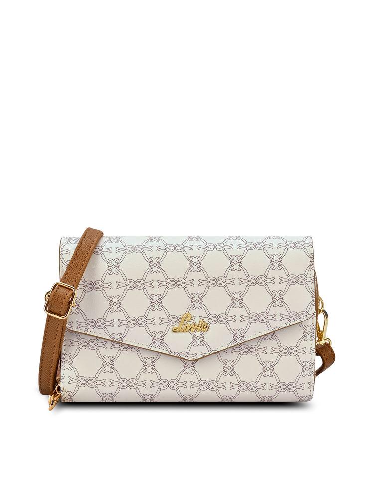 Lavie Womens White Mono Sally Dual Zip Wallet with Detachable Strap (S)-picture-20