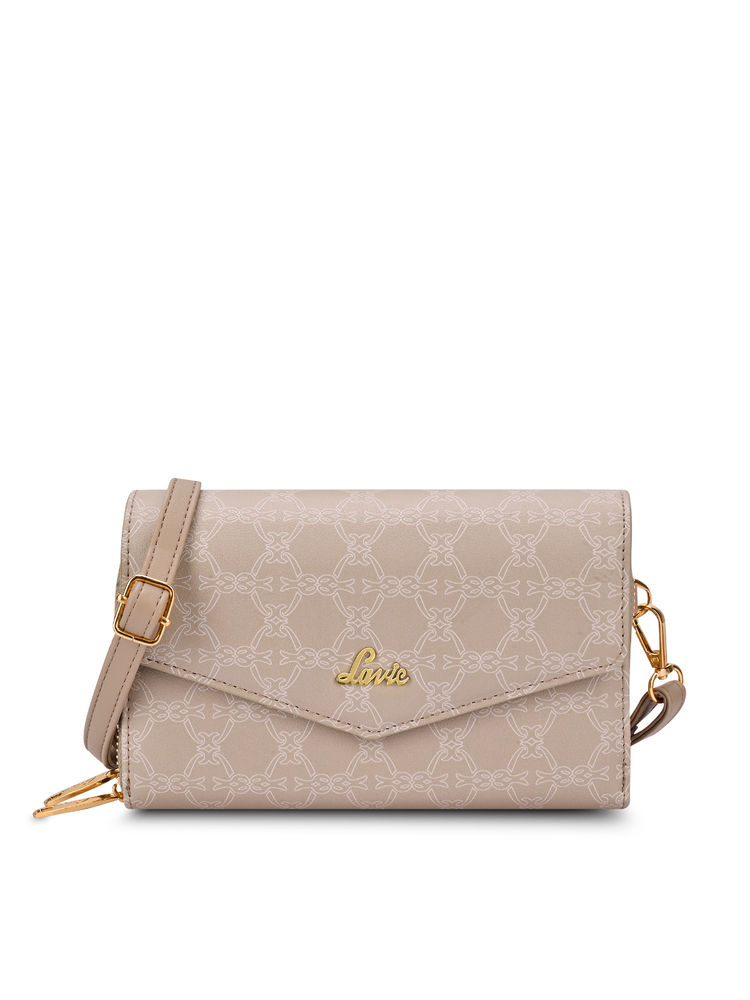 Lavie Womens Pink Mono Sally Dual Zip Wallet with Detachable Strap (S)-picture-11