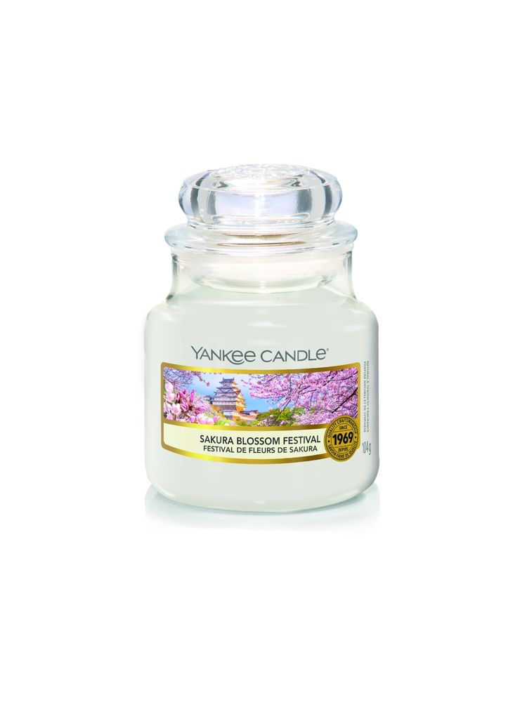 Yankee Candle Original Small Jar Scented Candle - Sakura Blossom Festival-picture-14