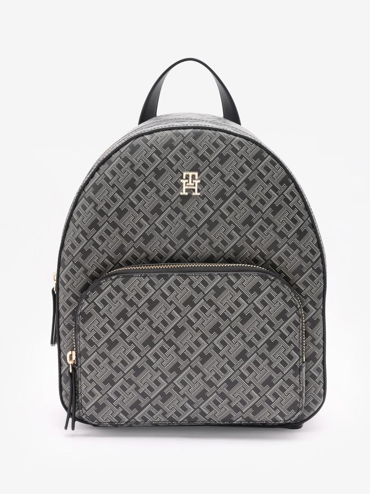tommy hilfiger accessories Tommy Hilfiger Logo Grey Pu Backpack-picture-19