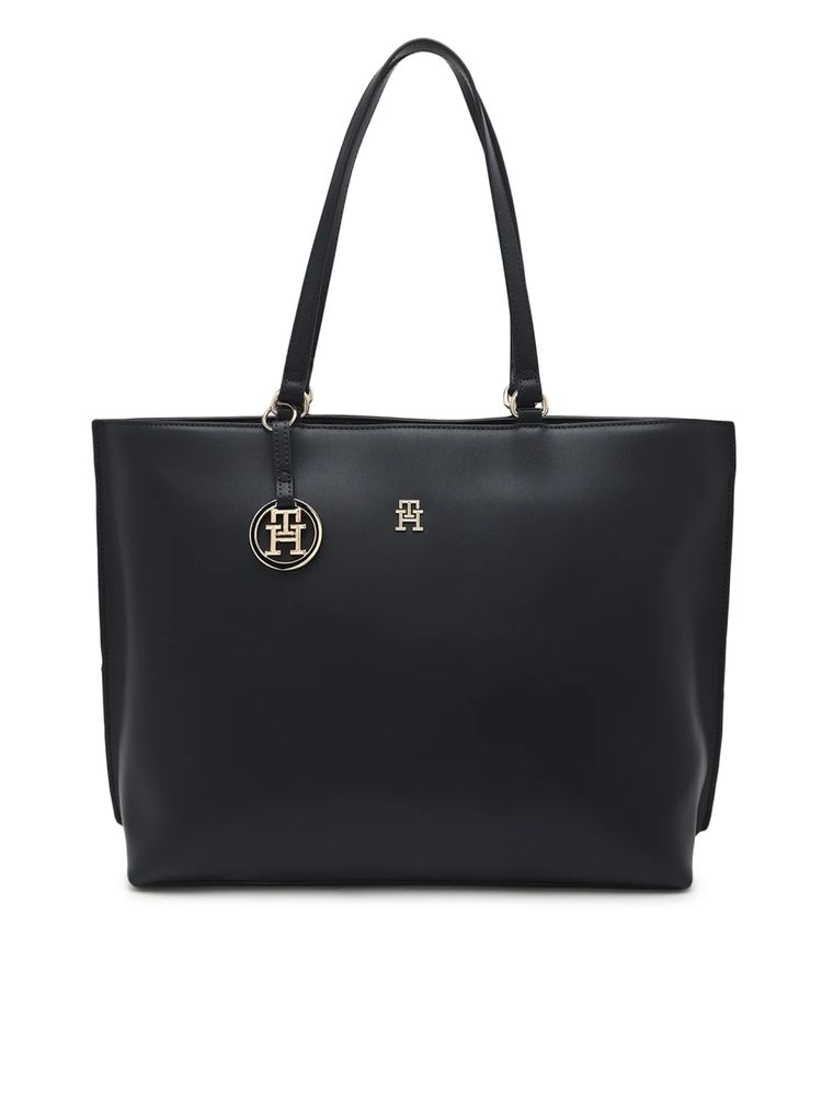 tommy hilfiger accessories Tommy Hilfiger Solid Blue Pu Tote Bag-picture-20
