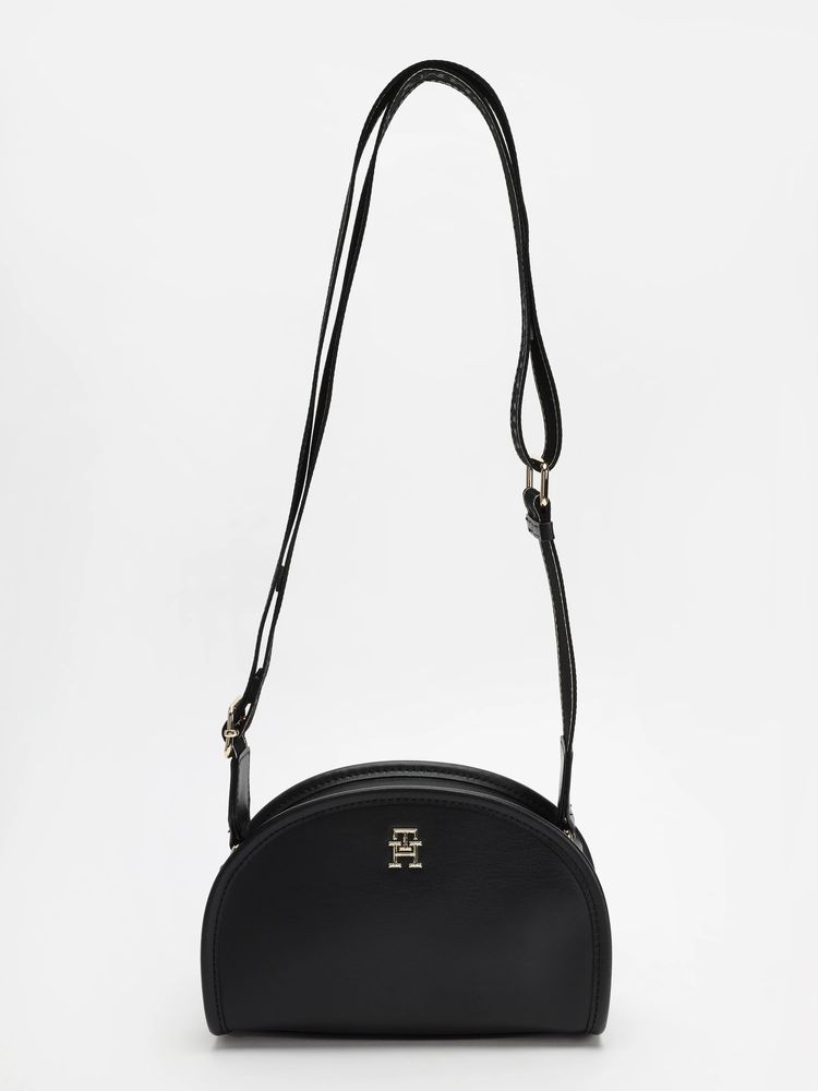 tommy hilfiger accessories Tommy Hilfiger Solid Black Pu Sling Bag-picture-22