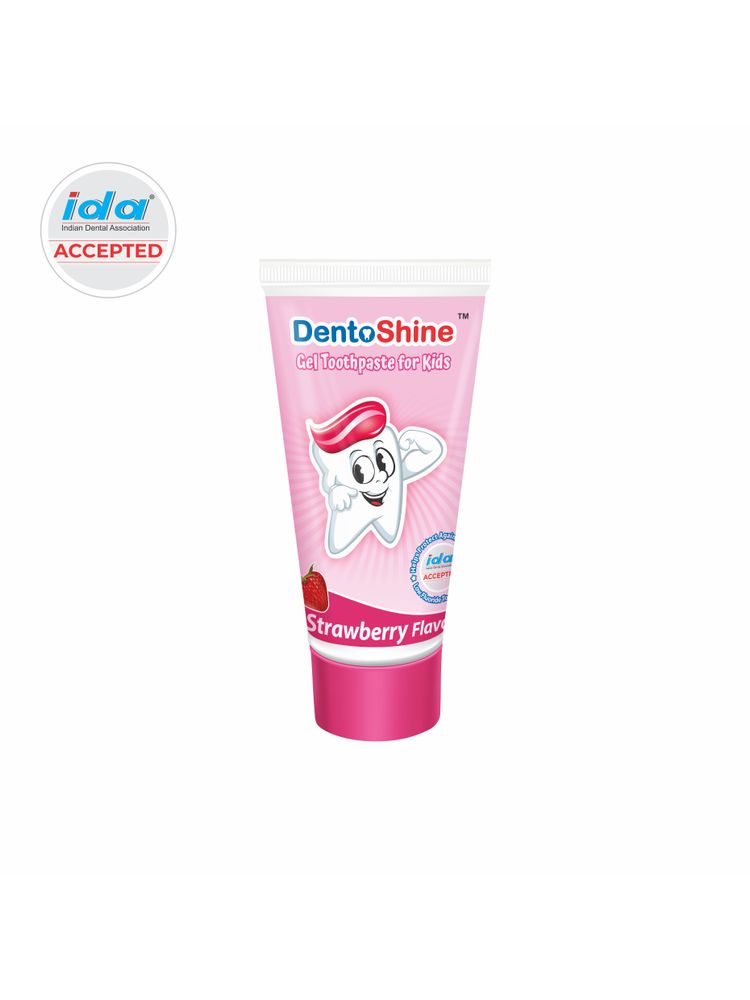 Dentoshine Gel Toothpaste Strawberry Flavor For Kids-picture-15