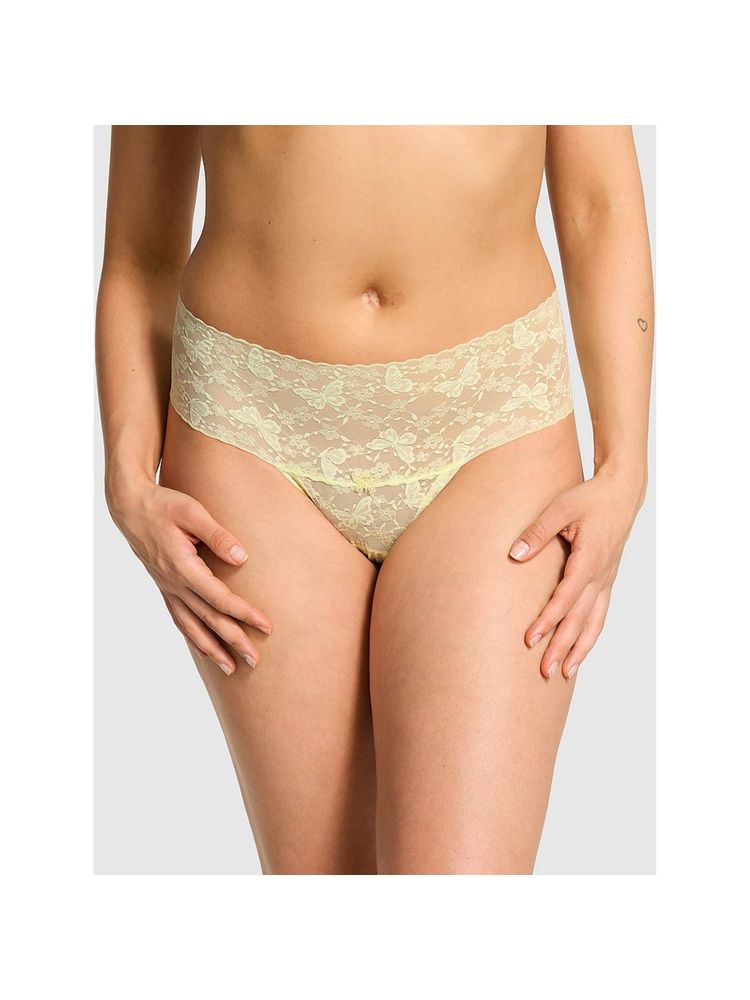 victoria's secret intimates Victoria's Secret PINK Wink Wide-Waist Thong Panty - Green-picture-39