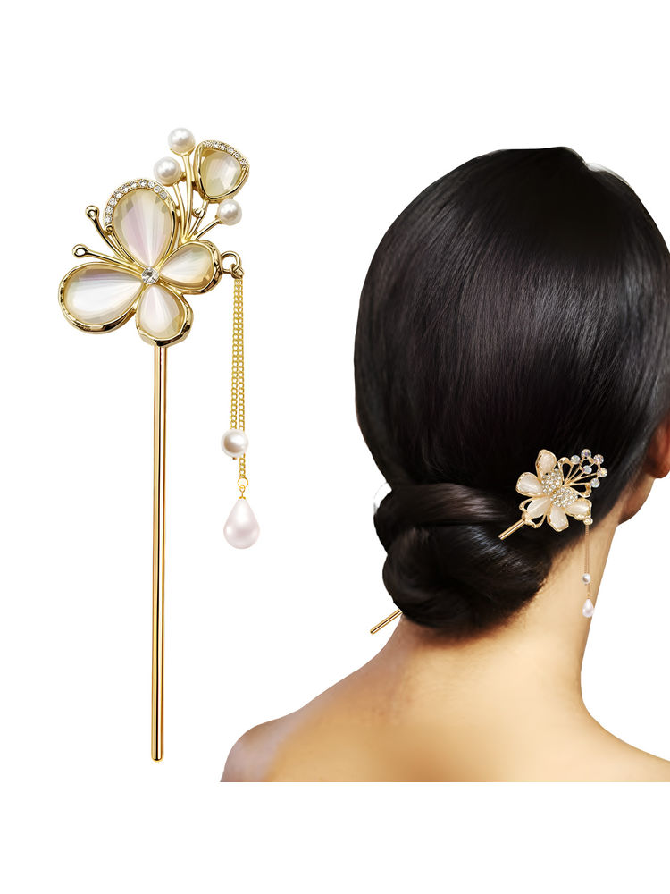 Matra Hair Stick For Bun Juda Metal Jooda Pin Clip-image-44