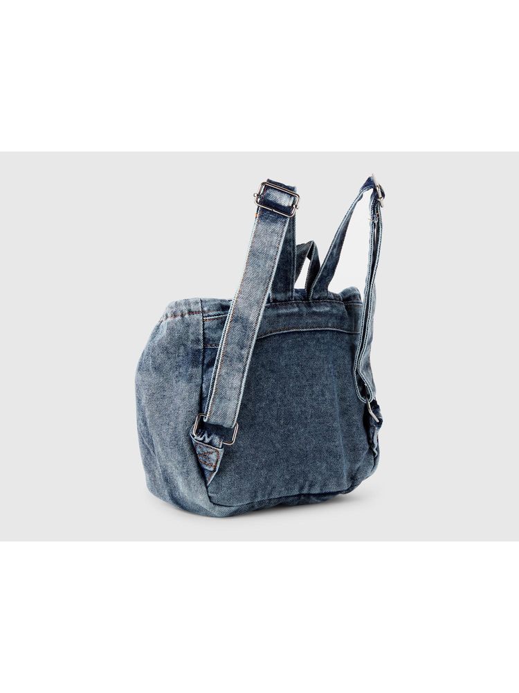 united colors of benetton fashion United Colors of Benetton Unisex Solid Backpack - Blue-picture-19