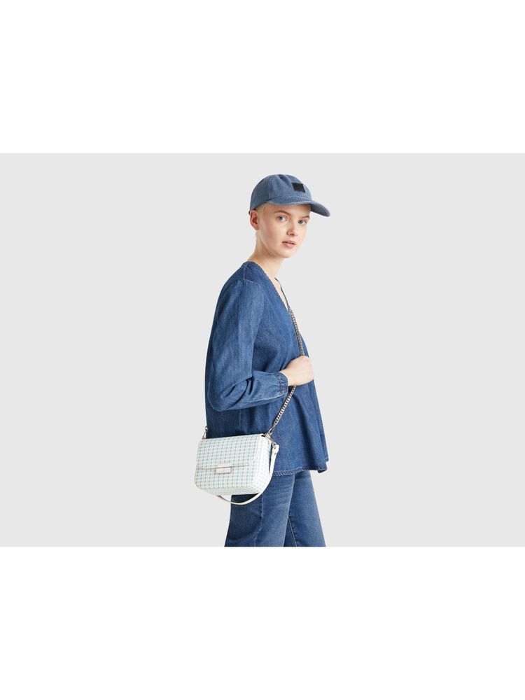united colors of benetton fashion United Colors of Benetton Women Argyle Sling Bag with Detachable Strap - Mult-Color-picture-27