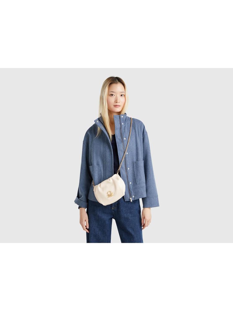 united colors of benetton fashion United Colors of Benetton Women Solid Sling Bag - Beige-picture-17