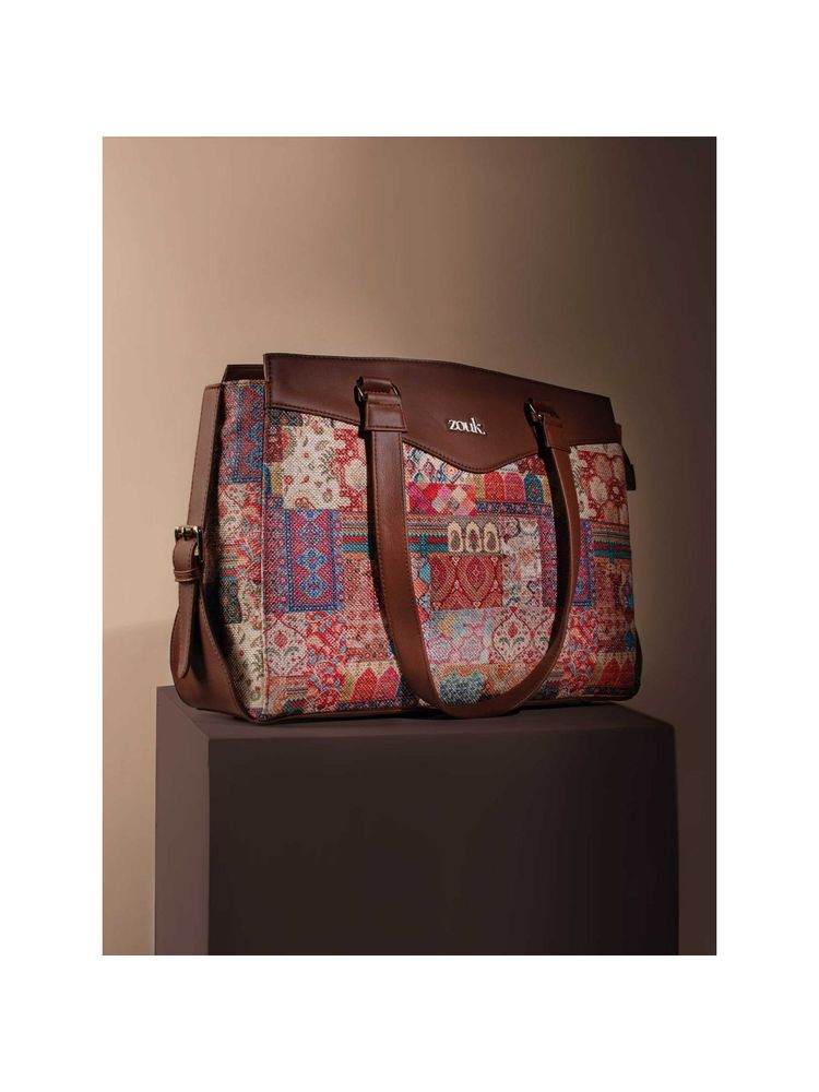 Zouk Kutch Gamthi Womens Work Bag Multi Color-picture-18