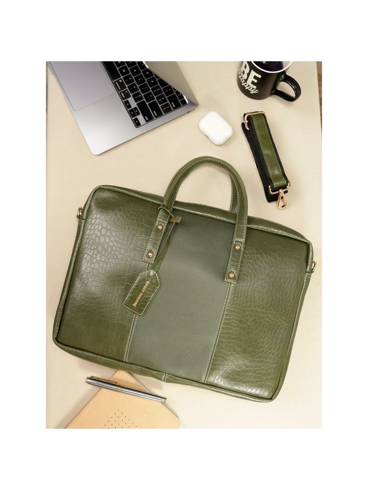 Bagsy Malone Olive Verde Vita Laptop Bag-picture-32