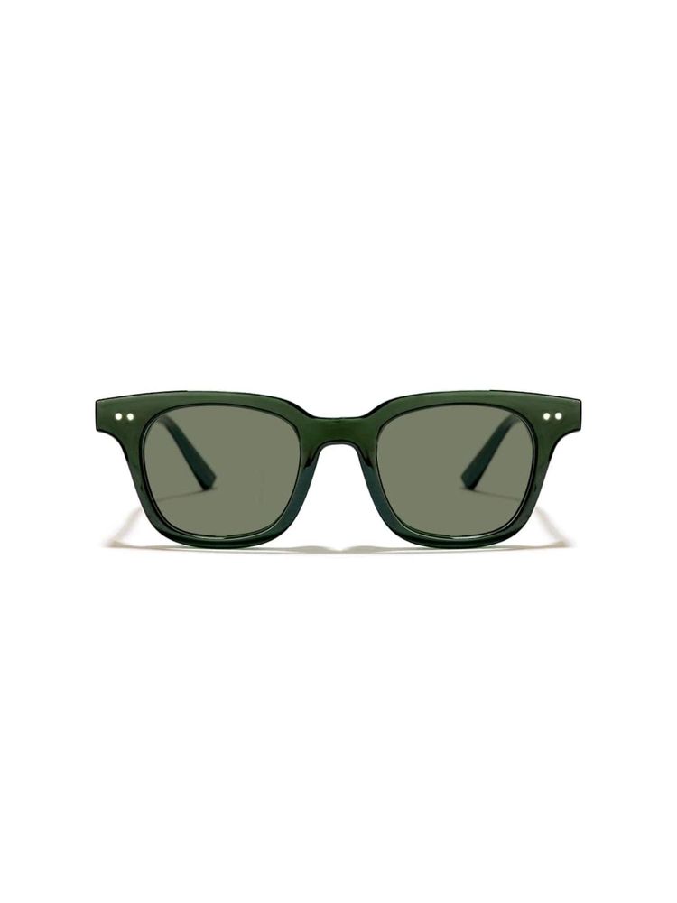 SAM AND MARSHALL Vigour UV Protected Ploycarbonate Square Green Sunglasses-image-40