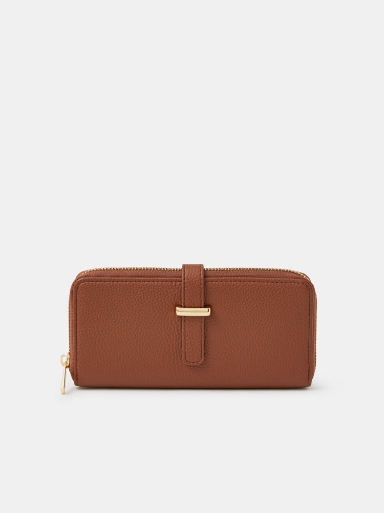 Accessorize London Women Tan Faux Leather Wallet-picture-16