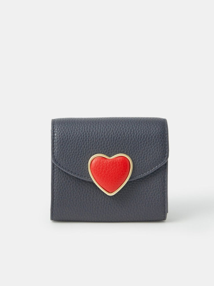 Accessorize London Women Navy Blue Heart Valentines Wallet-image-31