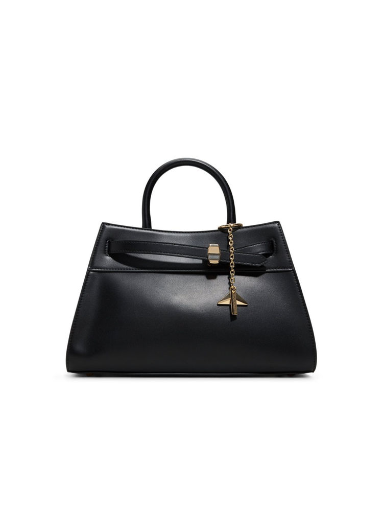Aldo Women Vasilia Black Satchel Bag with Detachable Strap and Keychain-picture-21